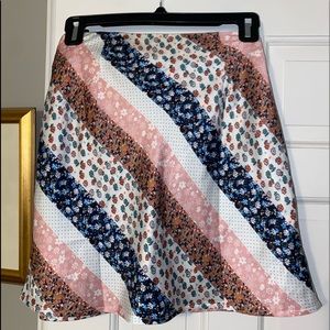 princess polly patterned mini skirt